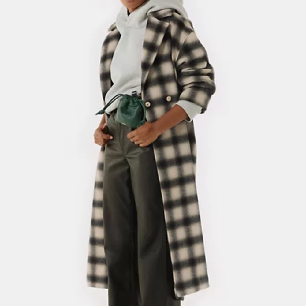 Levi’s Agnes Wool Coat Size M Plaid
